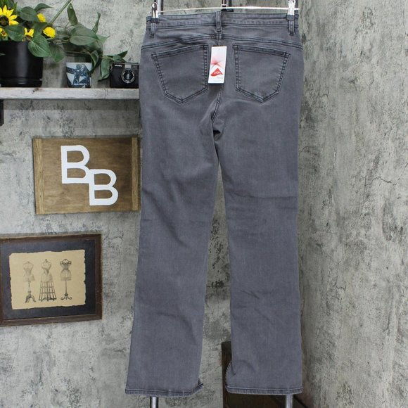 NWT G BY GIULIANA Womens Lycra Inside Slit Boot-Cut Jean 10 Valley Gray Wash - Picture 3 of 8